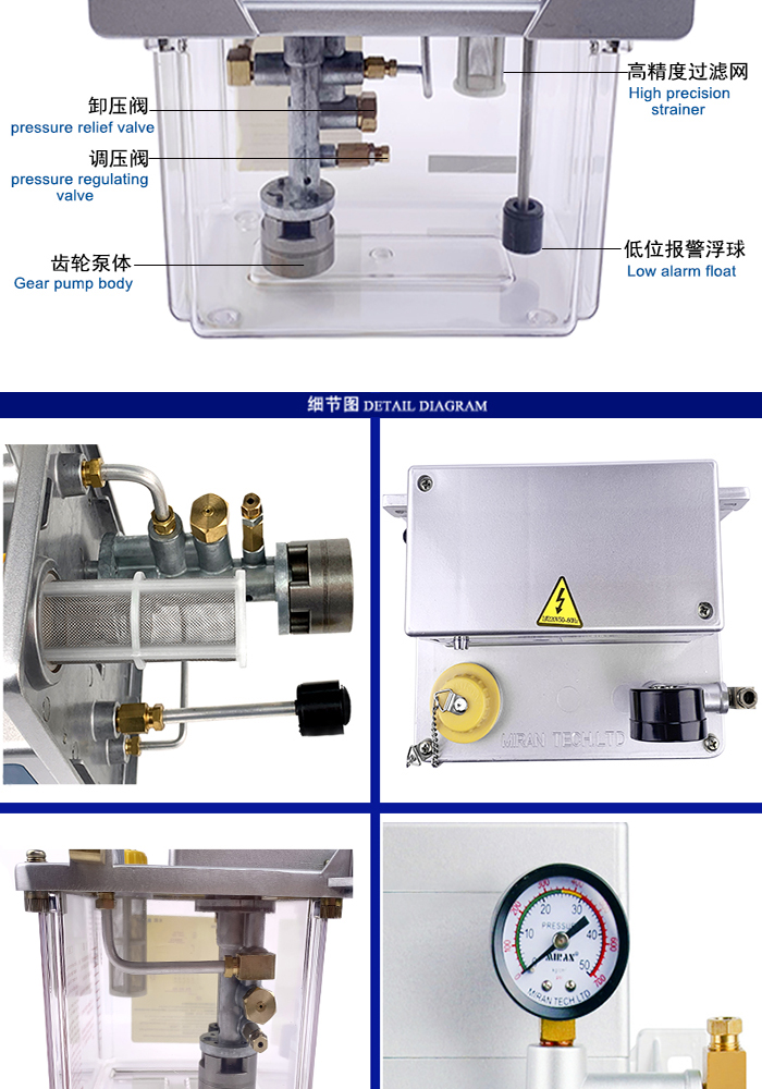 米朗MRG-2232（4L）微電腦型電動潤滑油泵（4L油脂稀油一體泵）