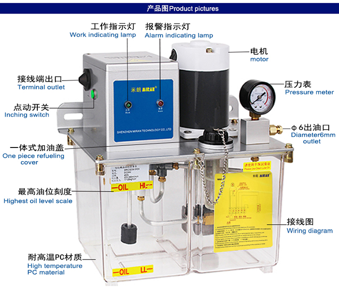 MRG-3205(5L)油脂稀油一體電動(dòng)潤(rùn)滑油泵微PLC型